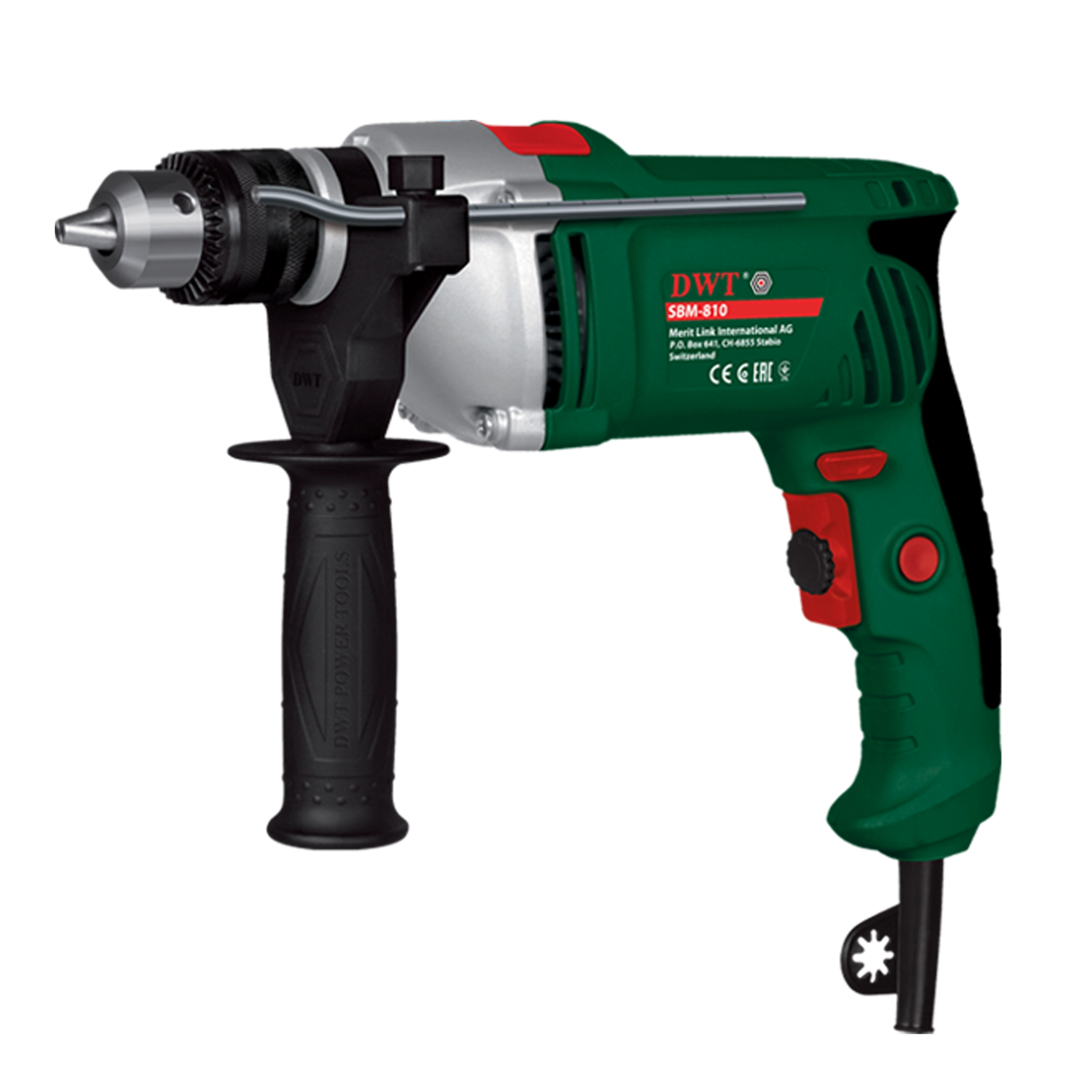 دریل 13 چکشـی گیربکسی دی دبلیو تی SBM-810 ( گارانتی شرکت توسن)
